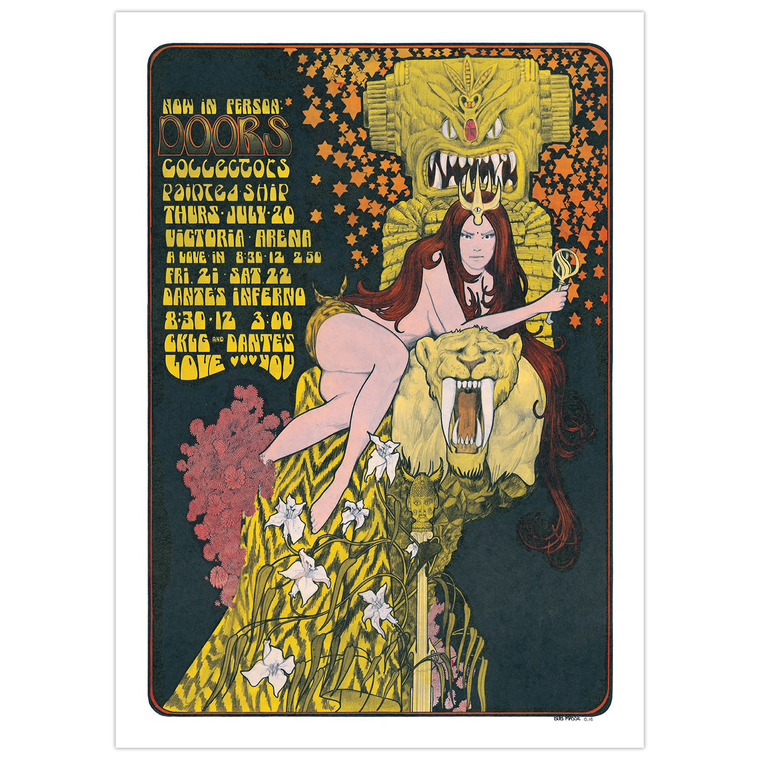 1967 Bob Masse Signed Poster