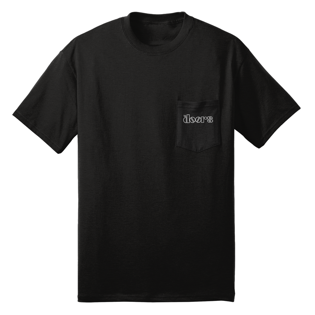 Doors Organic Cotton Logo Pocket T Shirt Black 2X Large
