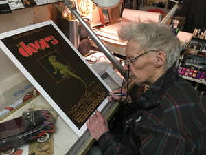 The Doors Forum 1968 Bob Masse Signed Poster