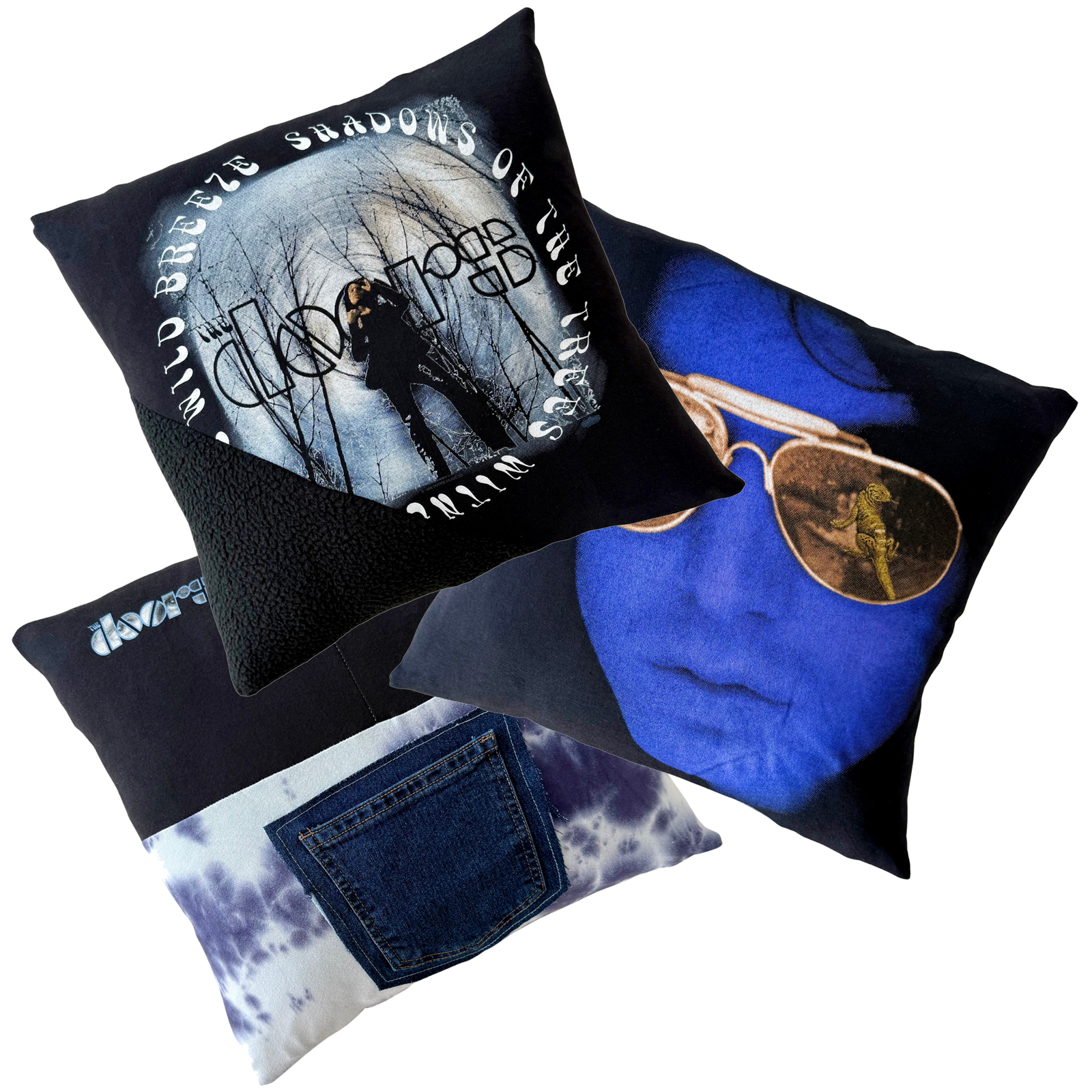 The Doors Upcycled Pillow