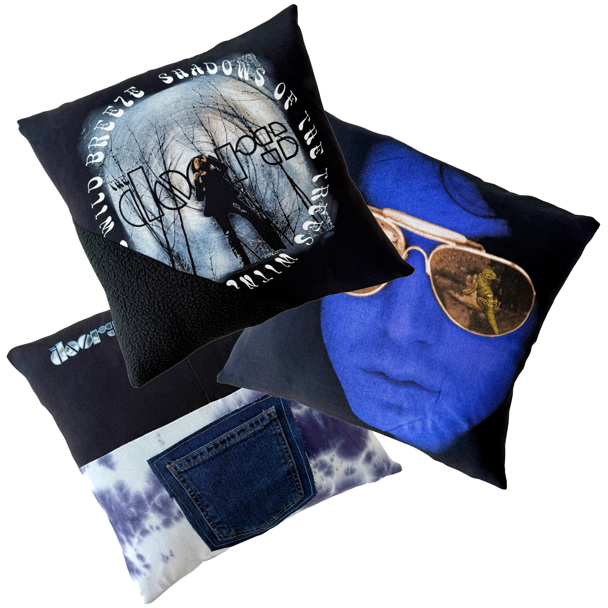The Doors Upcycled Pillow