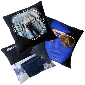 The Doors Upcycled Pillow