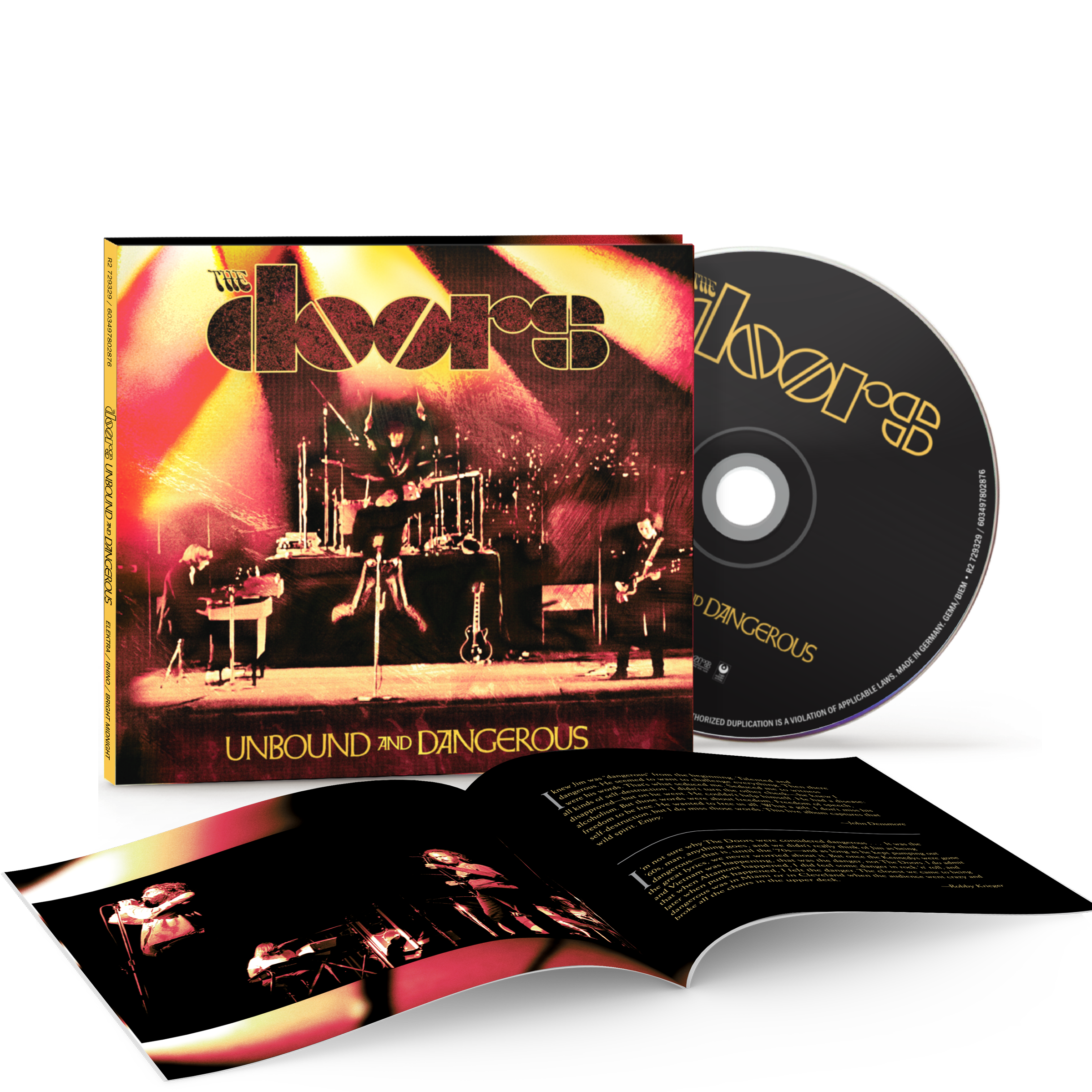 Unbound And Dangerous [CD] - The Doors Official Online Store