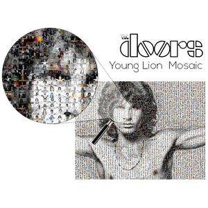 The Young Lion Mosaic Project Poster Print