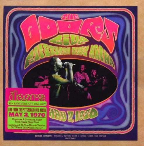 The Doors Live In Pittsburgh 1970 [CD] Front 