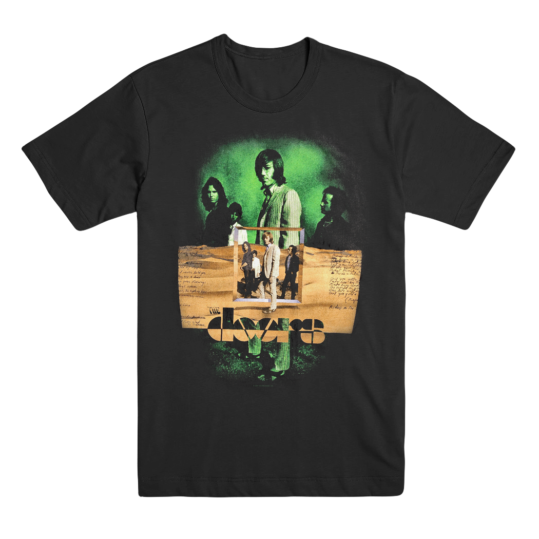 Vintage Lyric Sheet Band T-Shirt The Doors Official Online Store