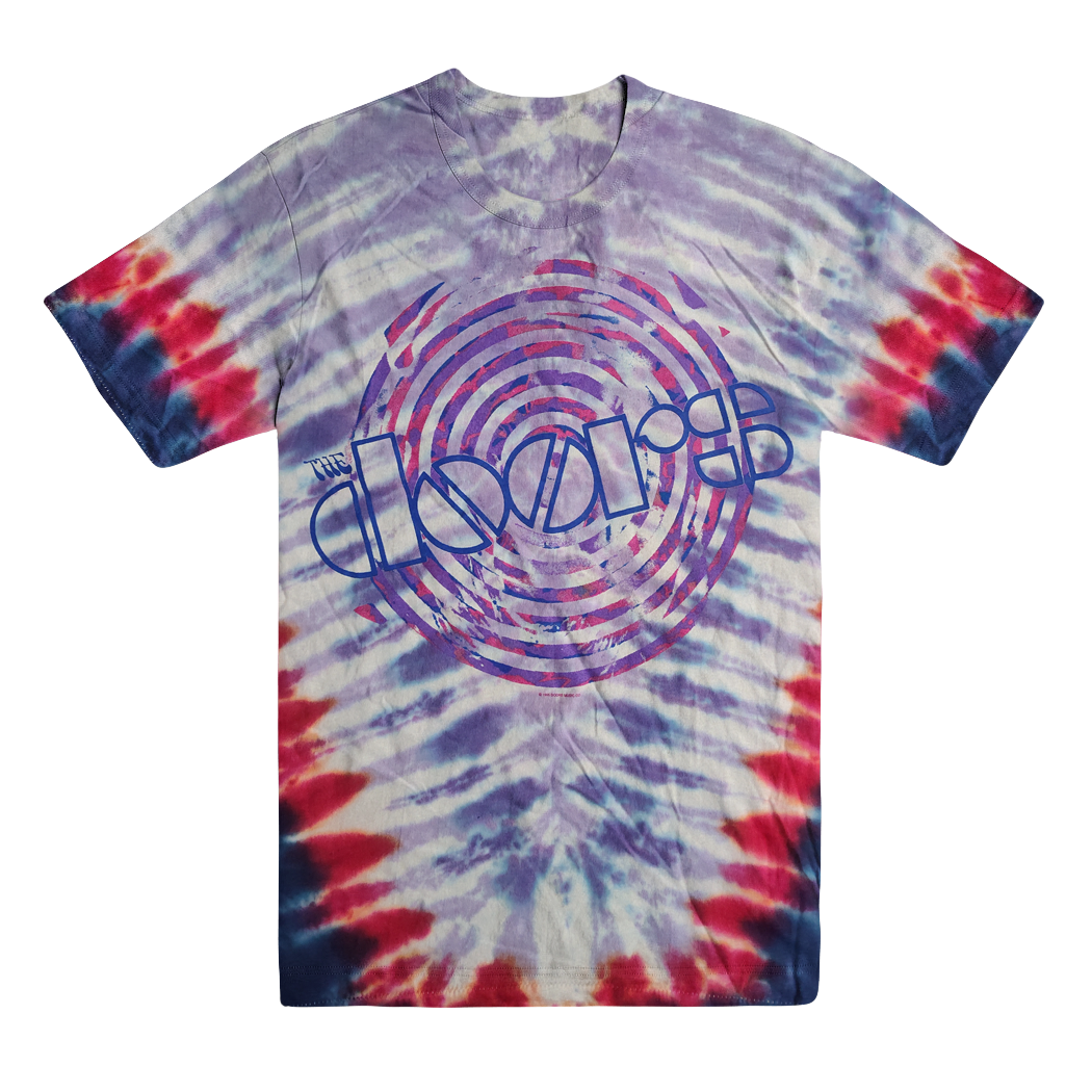 Vintage Kaleidoscope Tie-Dye Logo T-Shirt - The Doors Official Online Store